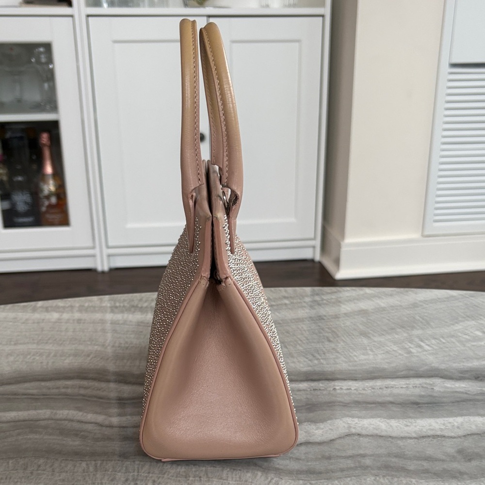 Alaia Nude Studded Tote Bag - Picture 2 of 7